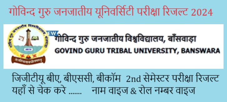 GGTU BA 2nd Semester Result 2024